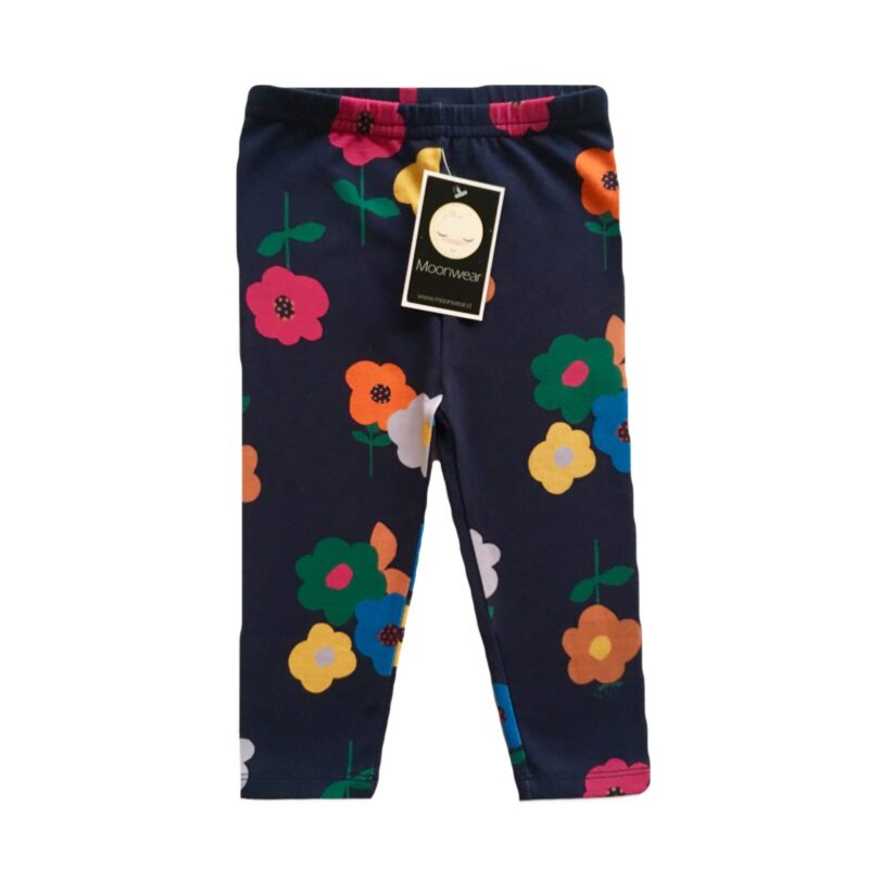 Leggins Flowers Azul Niña