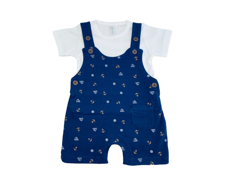 Conjunto Jardinera Blue Navy