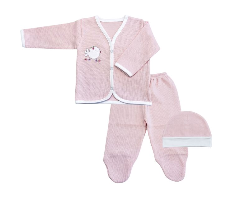 Conjunto Bordado Rose Bird