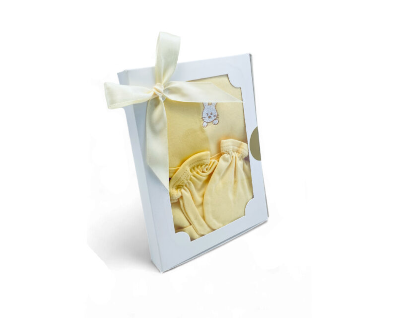 Caja de Regalo 3 Piezas Bunny Amarillo