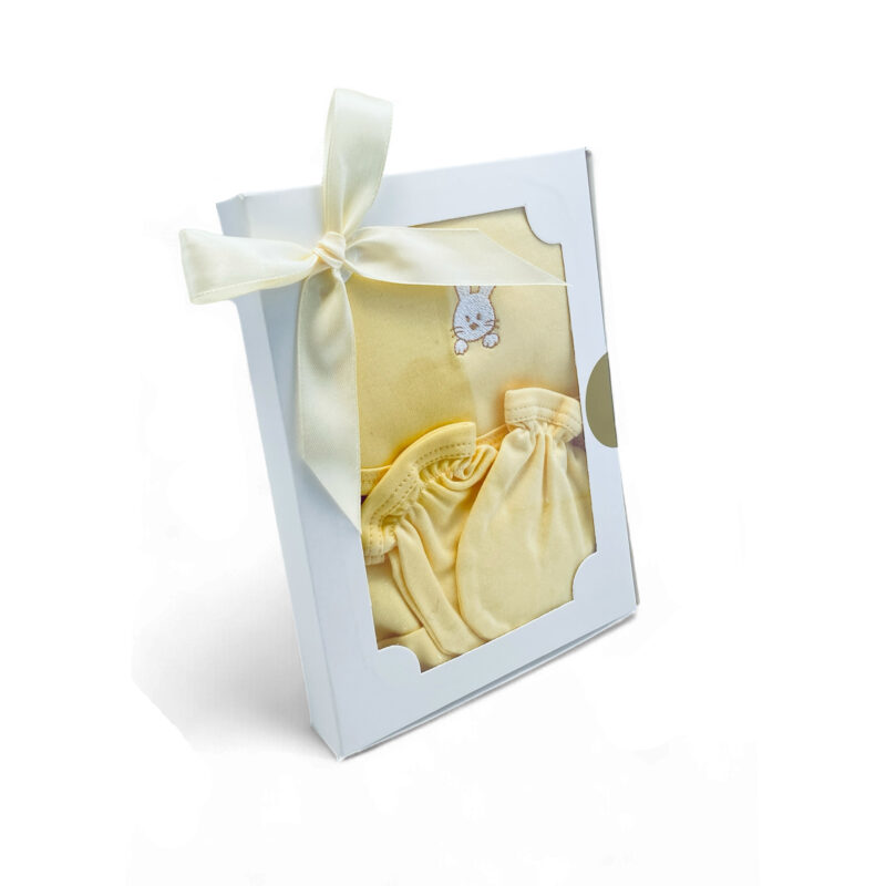 Caja de Regalo 3 Piezas Bunny Amarillo
