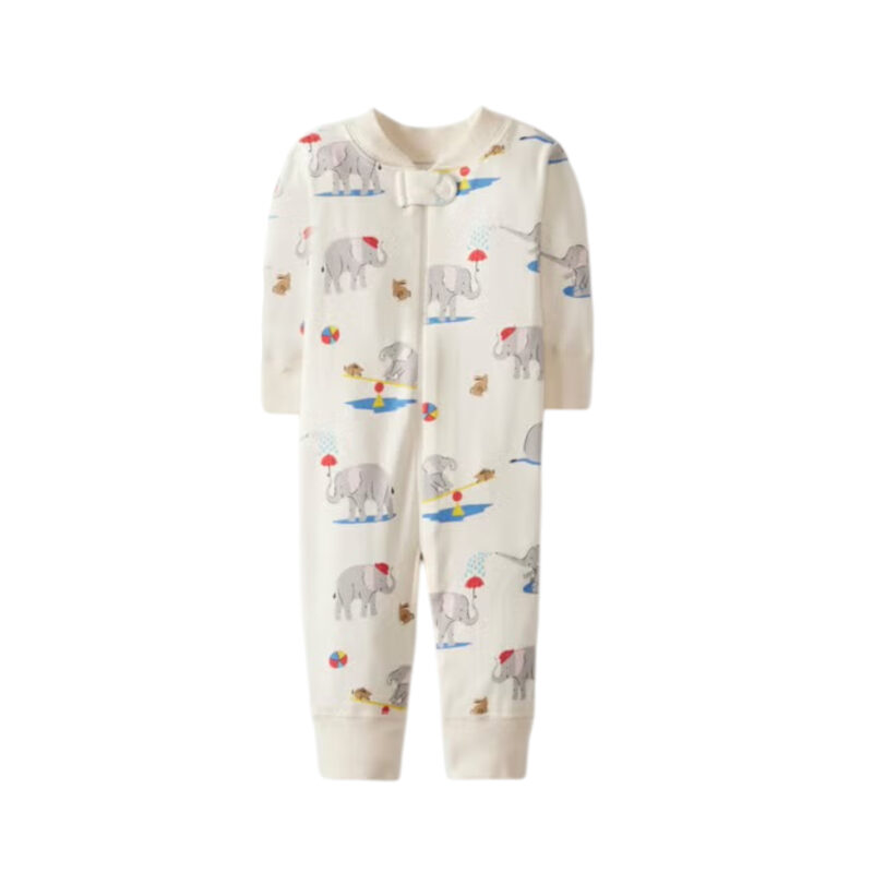 Pijama 1 Pieza Elephants Beige