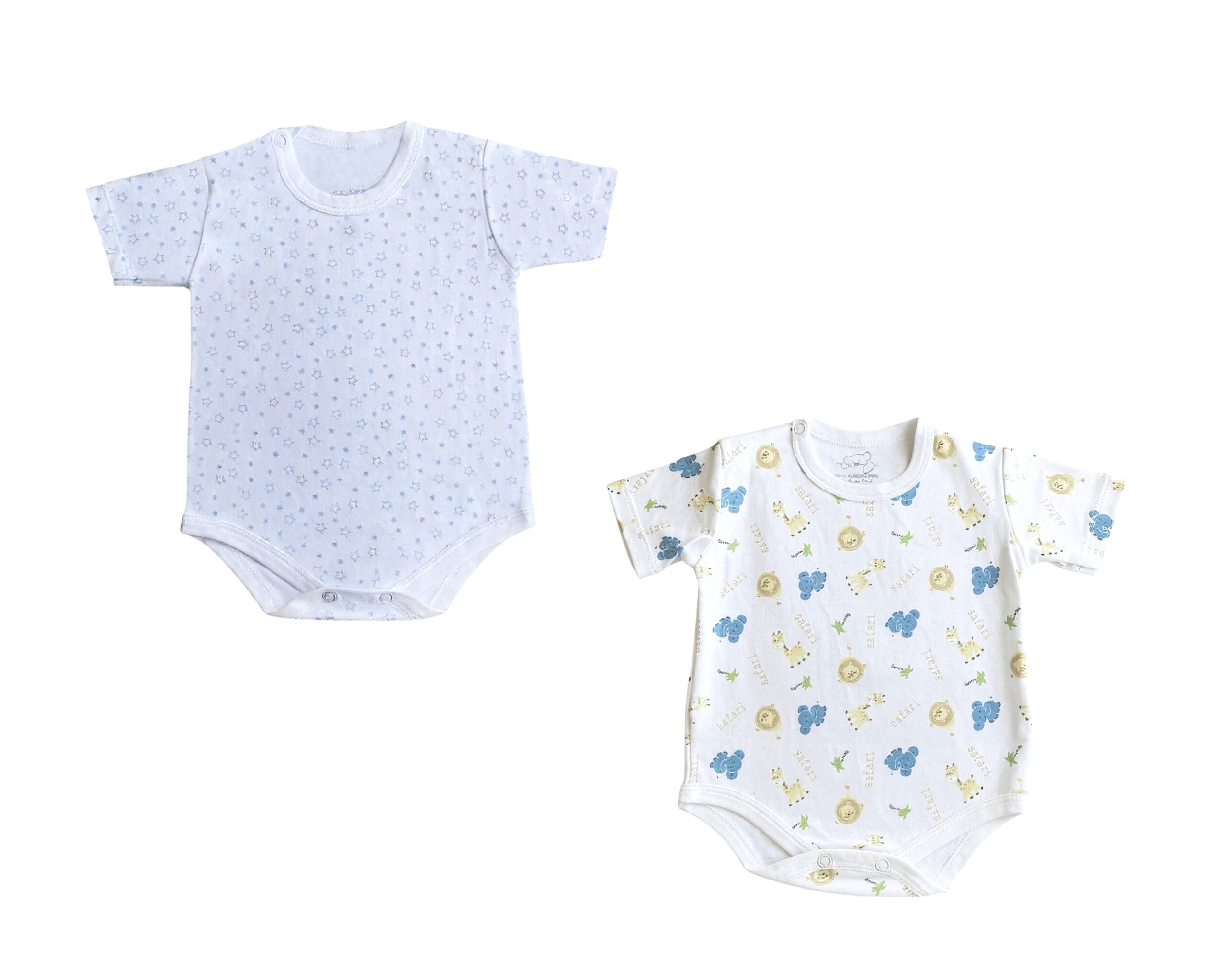 Pack 2 Bodies Manga Corta Safari Stars