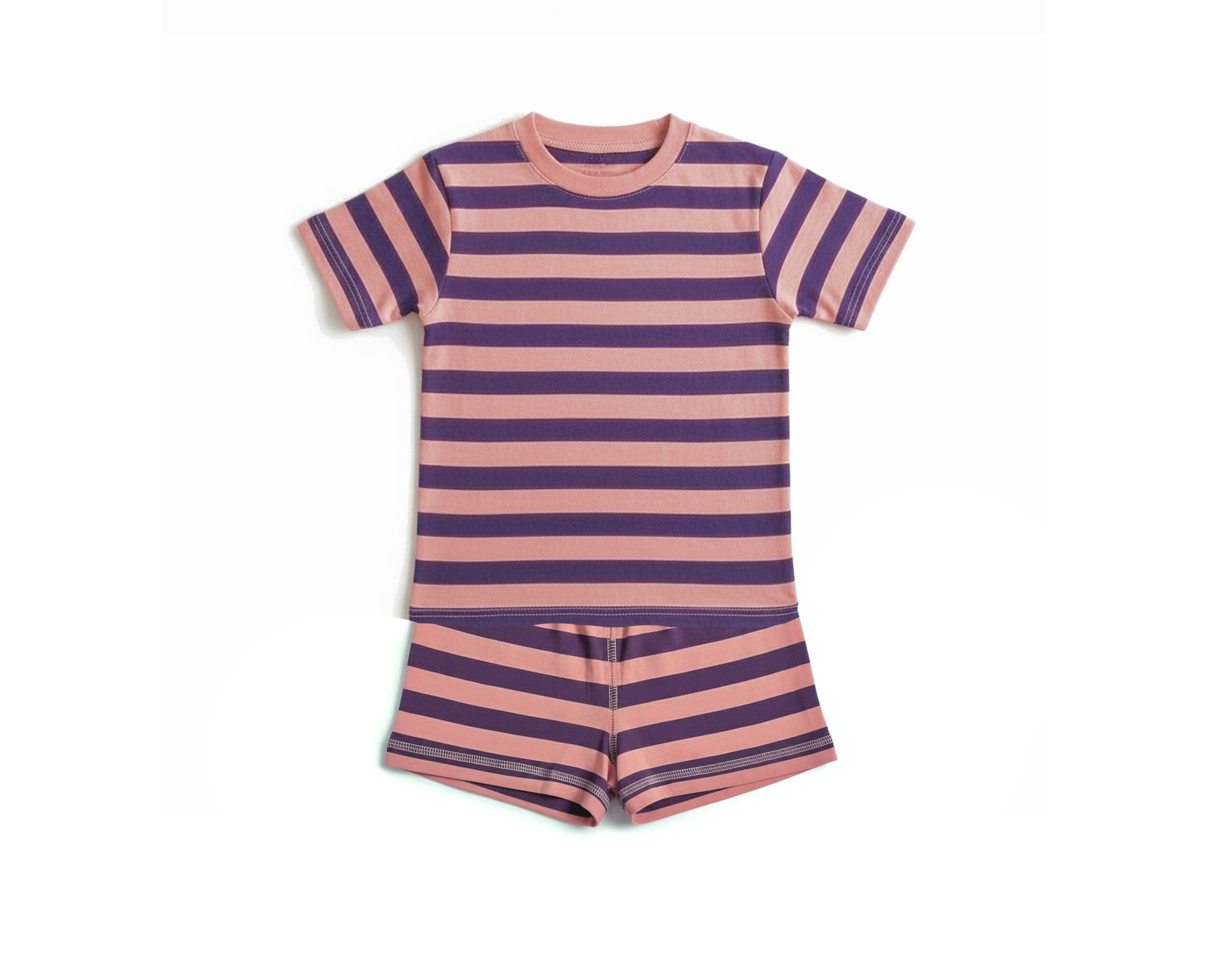 Pijama 2 Piezas Manga Corta Listado Girl