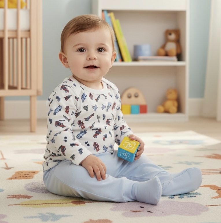 Conjunto de Bebé Niño Algodón
