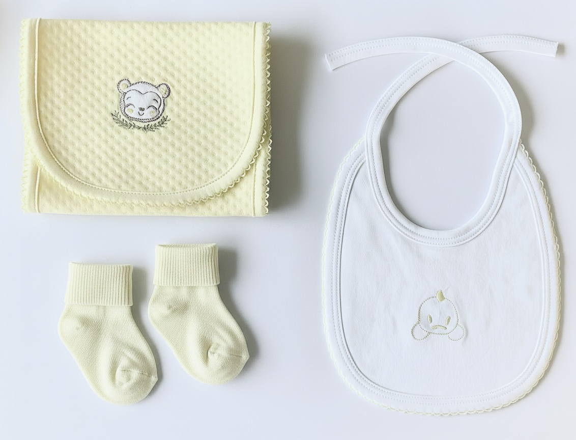 Set 3 Piezas Baby Lucky Amarillo