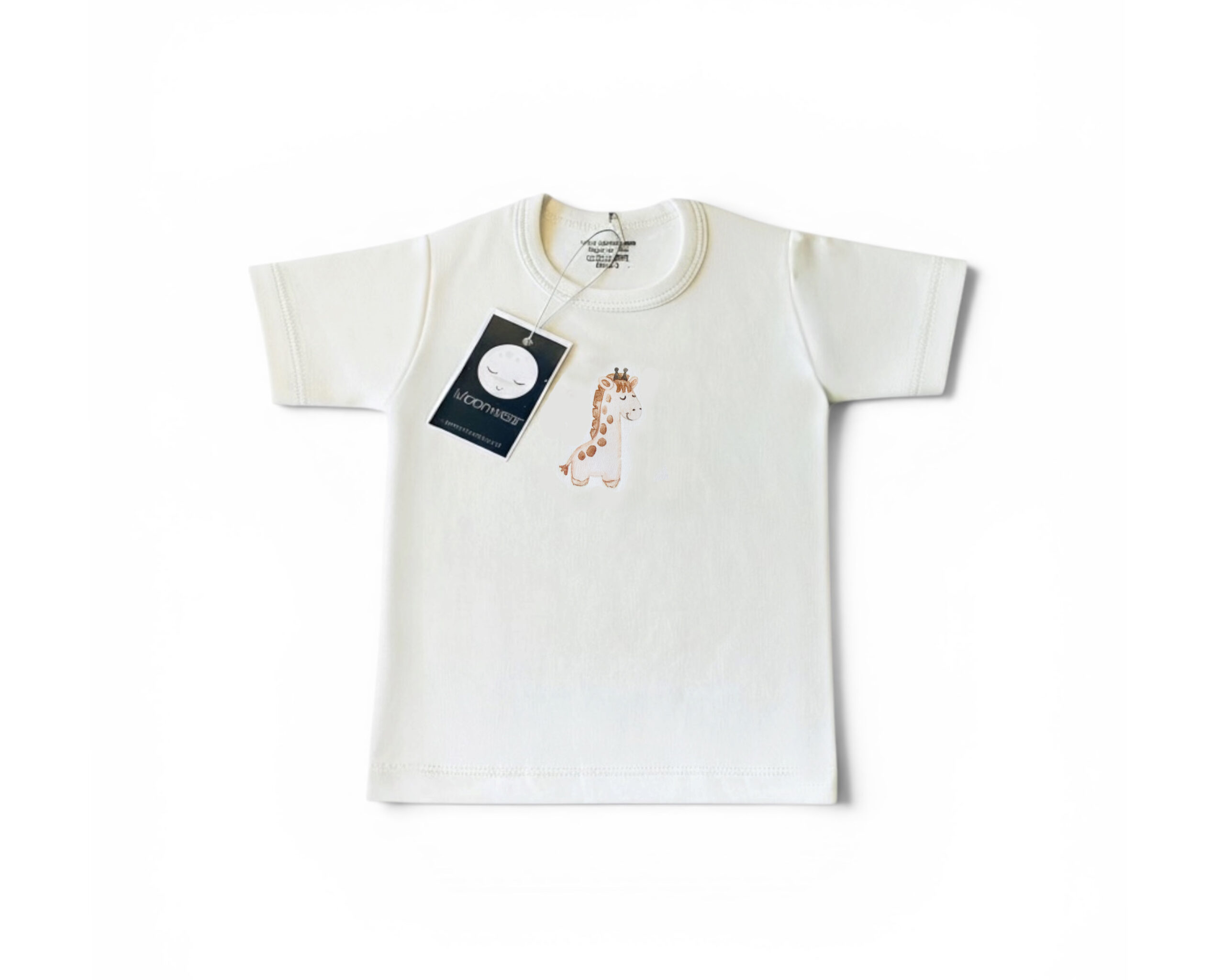 Camiseta Manga Corta Baby Giraffe Unisex